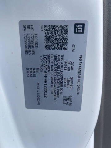 2024 Chevrolet Express 2500