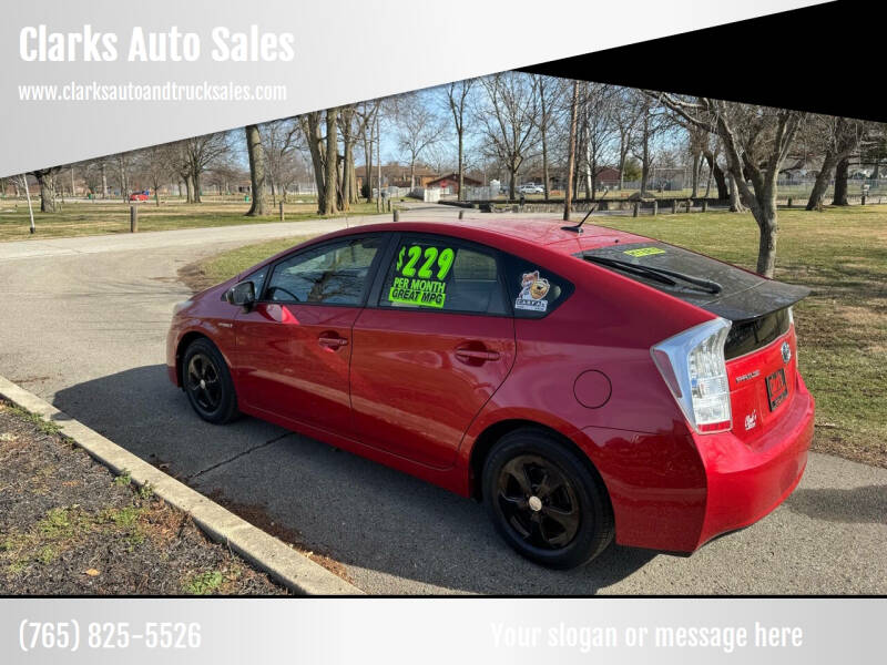 2011 Toyota Prius for sale at Clarks Auto Sales in Connersville IN