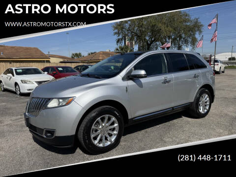 2015 Lincoln MKX for sale at ASTRO MOTORS in Houston TX