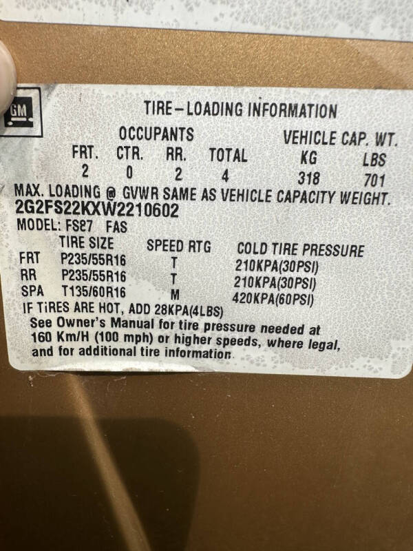 1998 Pontiac Firebird