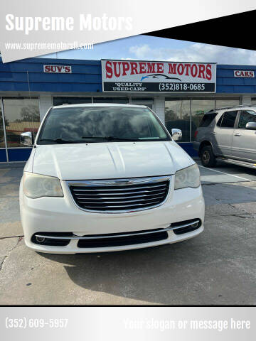 2011 Chrysler Town and Country for sale at Supreme Motors in Leesburg FL