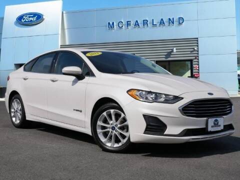 2019 Ford Fusion Hybrid for sale at MC FARLAND FORD in Exeter NH