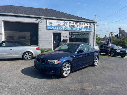 2013 BMW 1 Series for sale at Clinton MotorCars in Shrewsbury MA