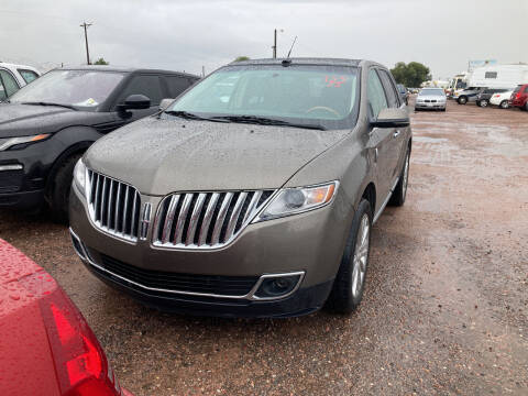 2012 Lincoln MKX for sale at PYRAMID MOTORS - Fountain Lot in Fountain CO