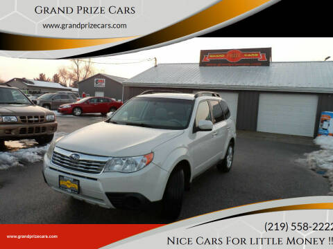 2009 Subaru Forester for sale at Grand Prize Cars in Cedar Lake IN