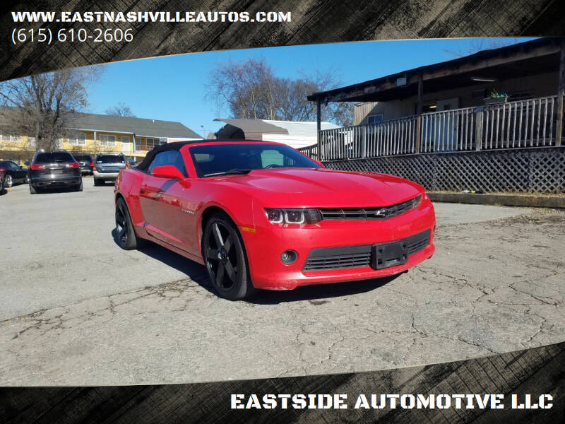 2015 Chevrolet Camaro for sale at EASTSIDE AUTOMOTIVE LLC in Nashville TN