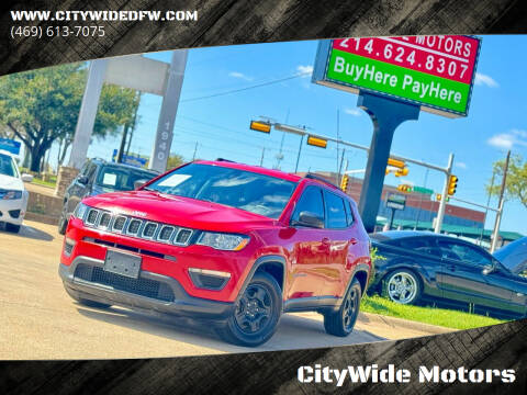2019 Jeep Compass for sale at CityWide Motors in Garland TX