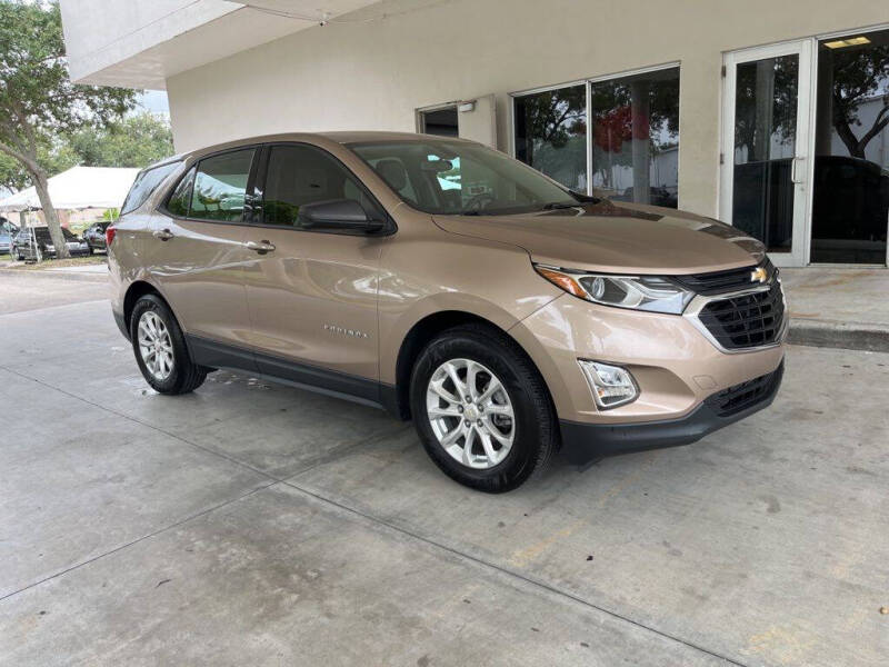 Used 2019 Chevrolet Equinox LS with VIN 2GNAXHEV5K6279742 for sale in Davie, FL