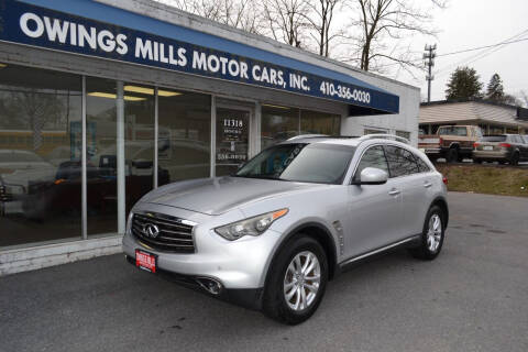 2013 Infiniti FX37 for sale at Owings Mills Motor Cars in Owings Mills MD