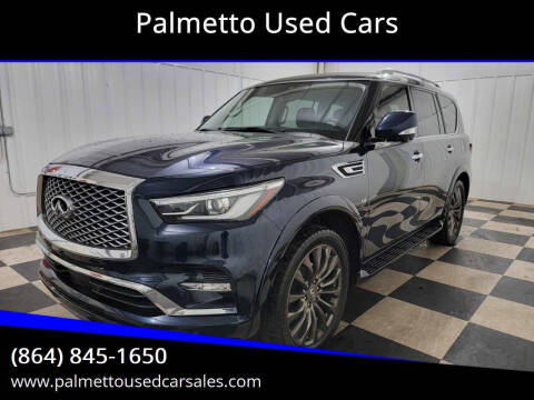 2020 Infiniti QX80 for sale at Palmetto Used Cars in Piedmont SC