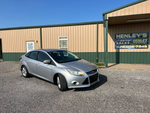 2014 Ford Focus for sale at Steves Auto Sales in Steele MO