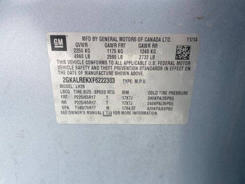 2015 GMC Terrain SLE-2