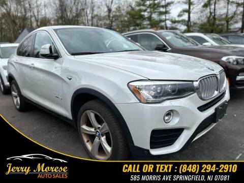 2015 BMW X4 for sale at Jerry Morese Auto Sales LLC in Springfield NJ