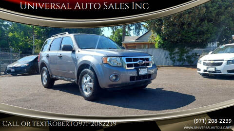 2008 Ford Escape for sale at Universal Auto Sales Inc in Salem OR
