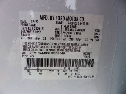 2020 Ford Edge SEL
