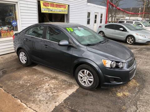 2013 Chevrolet Sonic for sale at George's Used Cars Inc in Orbisonia PA
