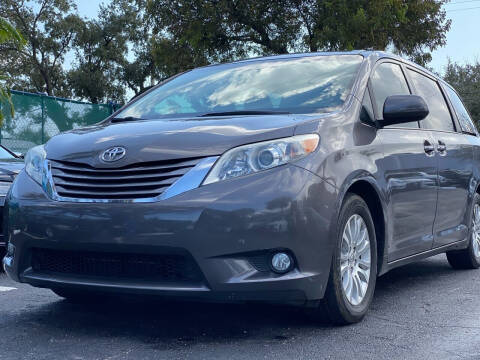 2016 Toyota Sienna for sale at HIGH PERFORMANCE MOTORS in Hollywood FL