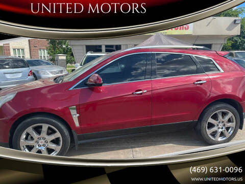 2012 Cadillac SRX for sale at UNITED MOTORS in Mckinney TX