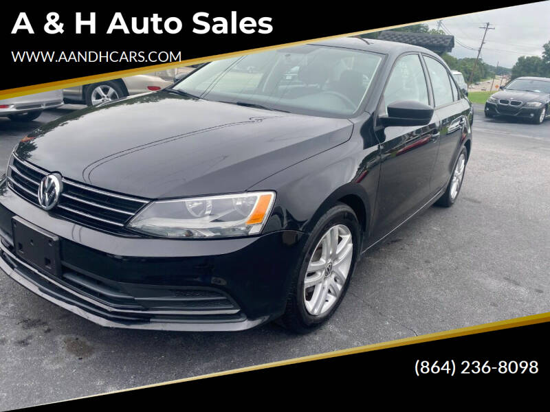 2015 Volkswagen Jetta for sale at A & H Auto Sales in Greenville SC