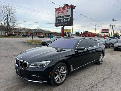 2016 BMW 7 Series for sale at Unlimited Auto Group in West Chester OH