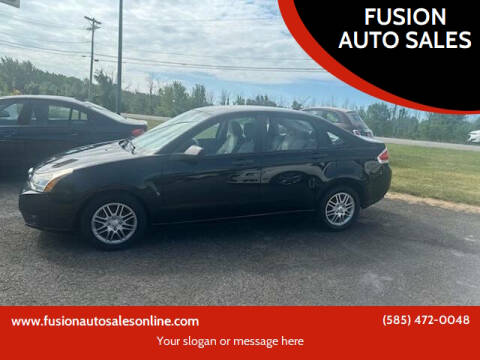 2009 Ford Focus for sale at FUSION AUTO SALES in Spencerport NY