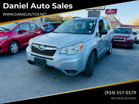 2015 Subaru Forester for sale at Daniel Auto Sales in Yonkers NY