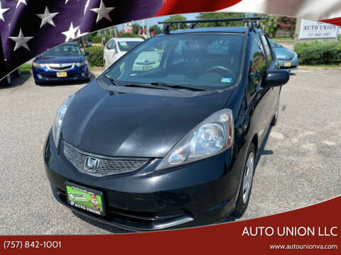 2013 Honda Fit for sale at Auto Union LLC in Virginia Beach VA