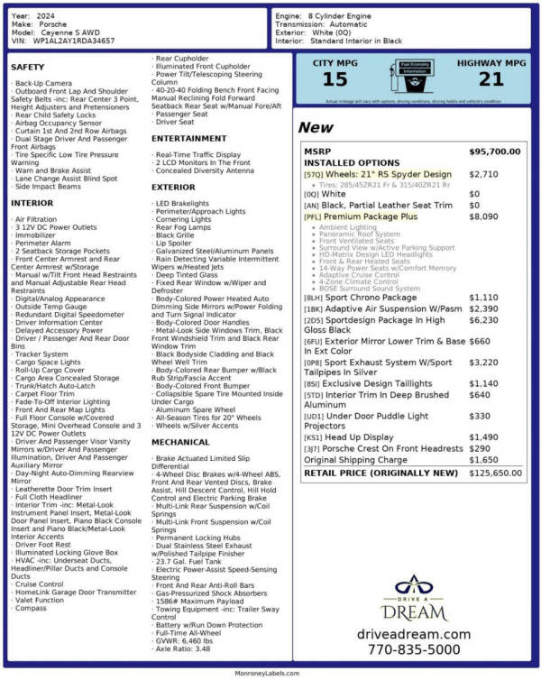 2024 Porsche Cayenne S