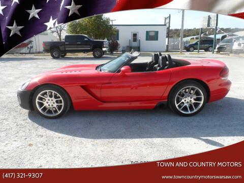 2003 Dodge Viper for sale at Town and Country Motors in Warsaw MO