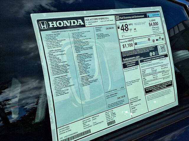 2025 Honda Accord Hybrid EX-L