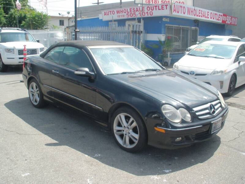 2006 Mercedes-Benz CLK for sale at AUTO WHOLESALE OUTLET in North Hollywood CA
