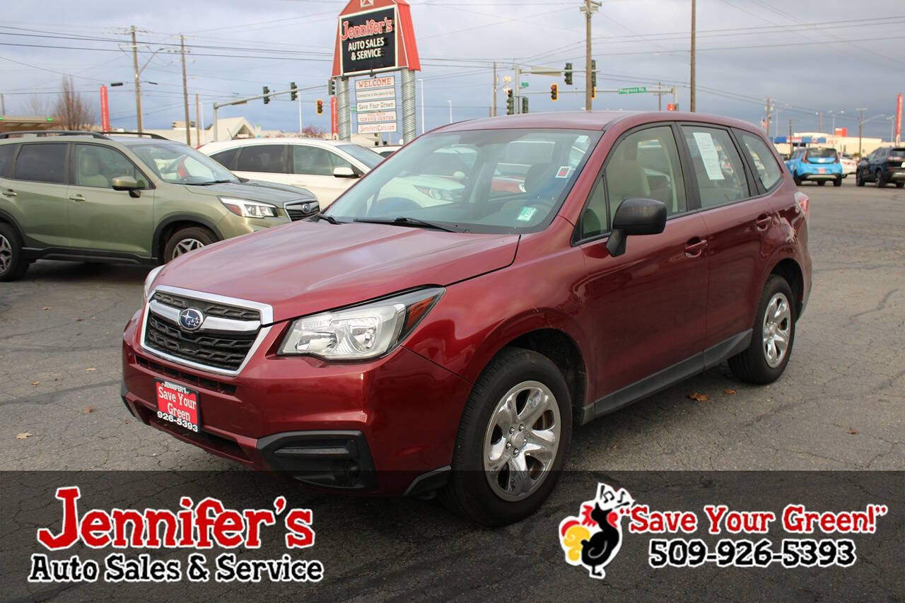 2017 Subaru Forester for sale at Jennifer's Auto Sales & Service in Spokane Valley, WA