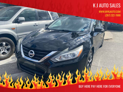 2016 Nissan Altima for sale at K J AUTO SALES in Philadelphia PA