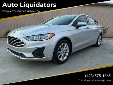 2019 Ford Fusion for sale at Auto Liquidators in Bluff City TN