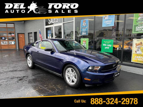 2012 Ford Mustang for sale at DEL TORO AUTO SALES in Auburn WA