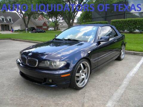 2004 BMW 3 Series for sale at AUTO LIQUIDATORS OF TEXAS in Richmond TX