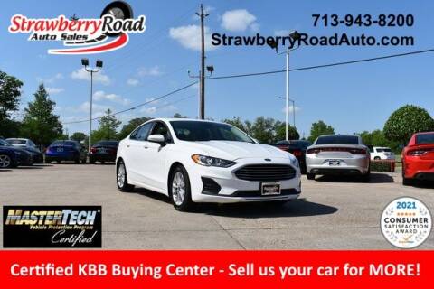 2020 Ford Fusion for sale at Strawberry Road Auto Sales in Pasadena TX