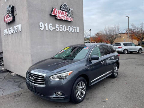 2014 Infiniti QX60 for sale at LIONS AUTO SALES in Sacramento CA
