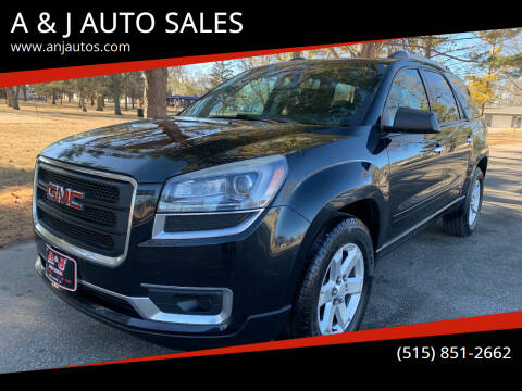 2015 GMC Acadia for sale at A & J AUTO SALES in Eagle Grove IA