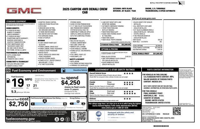 2025 GMC Canyon Denali