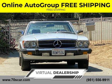 1987 Mercedes-Benz 560-Class for sale at Online AutoGroup FREE SHIPPING in Riverside CA