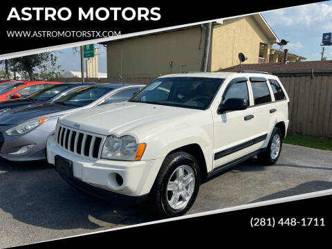 2006 Jeep Grand Cherokee for sale at ASTRO MOTORS in Houston TX