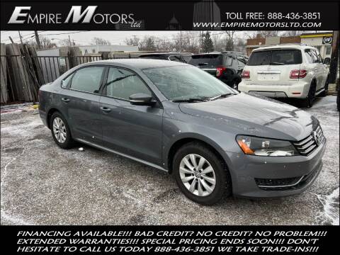 2014 Volkswagen Passat for sale at Empire Motors LTD in Cleveland OH