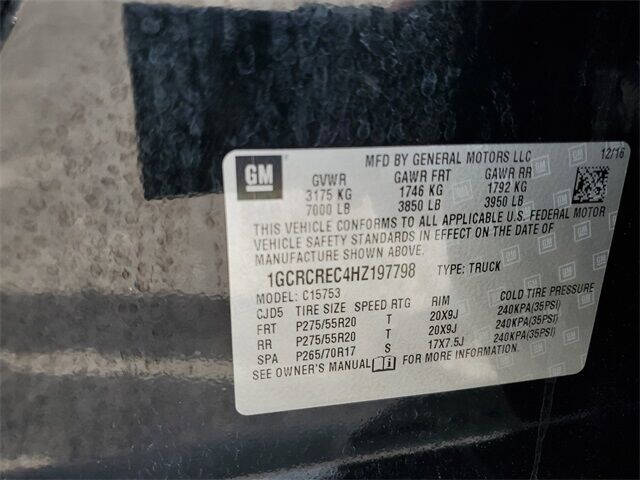 2017 Chevrolet Silverado 1500 LT