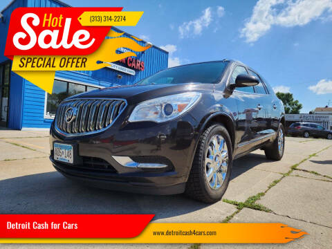 2014 Buick Enclave for sale at Detroit Cash for Cars in Warren MI