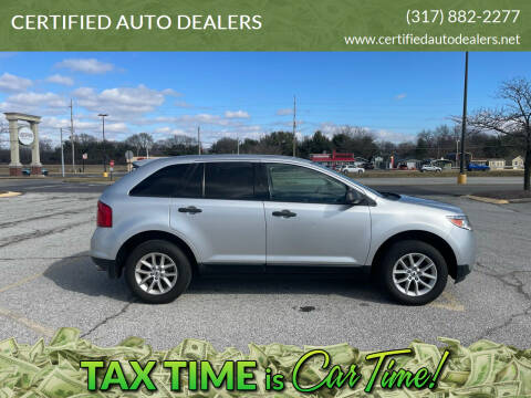 2013 Ford Edge for sale at CERTIFIED AUTO DEALERS in Greenwood IN