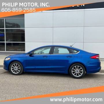 2017 Ford Fusion for sale at Philip Motor Inc in Philip SD