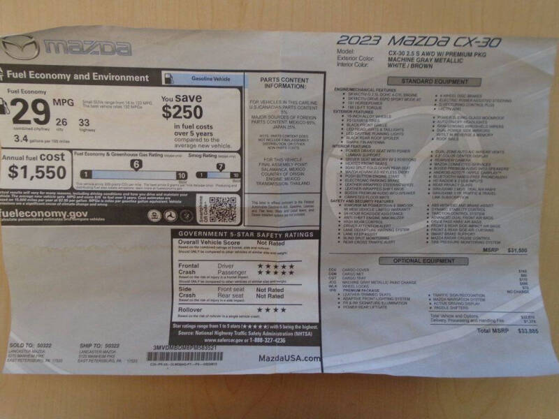 2023 Mazda CX-30 2.5 S Premium