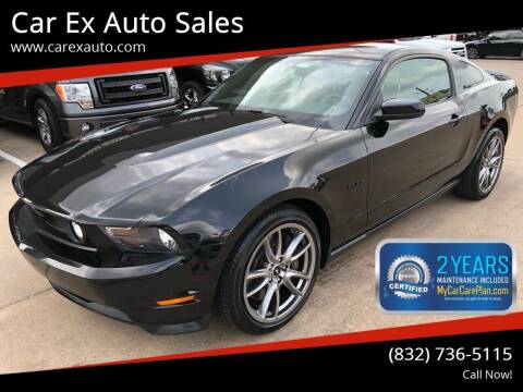 2012 Ford Mustang for sale at Car Ex Auto Sales in Houston TX