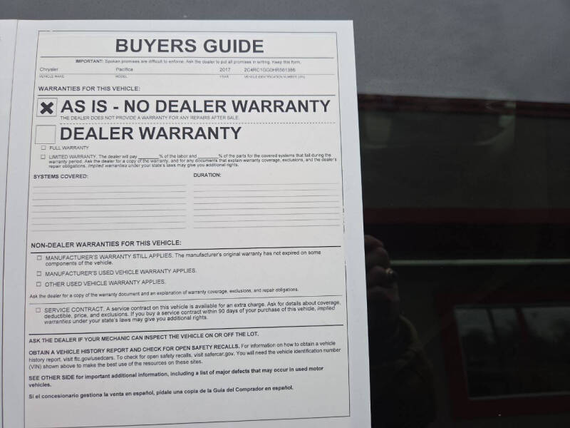 2017 Chrysler Pacifica Limited